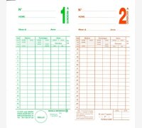 N. 100 CARTELLINI QUINDICINALI PER TIMBRACARTELLINO SAODY ®
